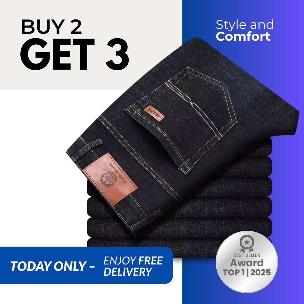 MONTAREZ ELASTISCHE STRAIGHT-LEG JEANS BUNDLE [KAUFE 2, BEKOMME 3]