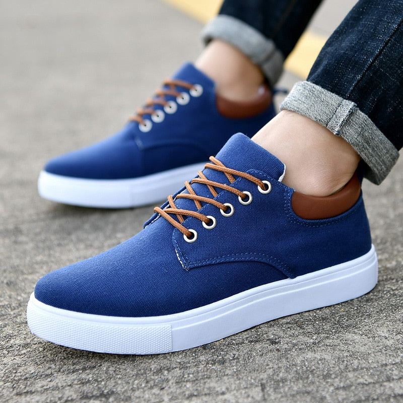 Magnus - Men’s Sneakers with a Crisp White Sole