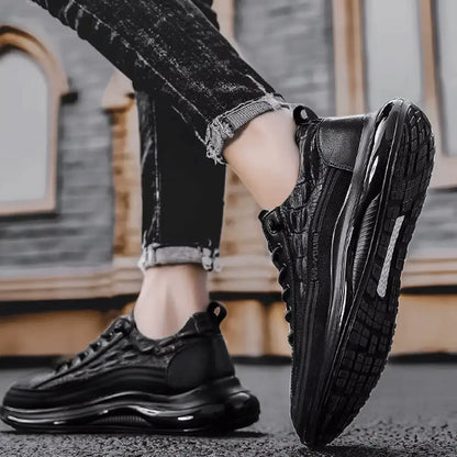 Drako® Herren Croc Skin Sneakers