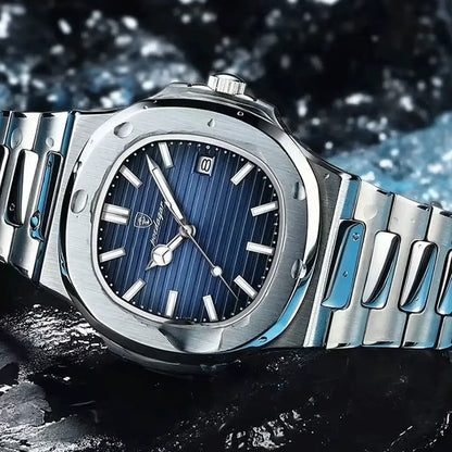 Men’s Luxe Nautilus™ Watch with a free strap kit – A real bargain!