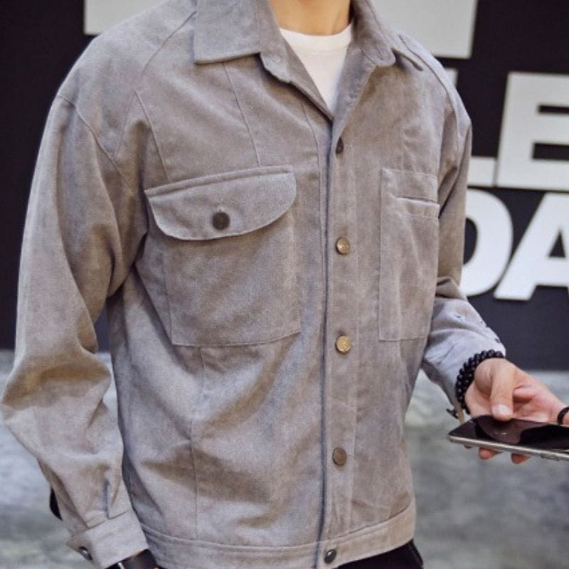 Herren Cordhemdjacke – Perfekt für einen richtigen britischen Look!