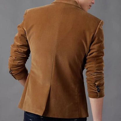 Choco Velvet Blazer für Herren